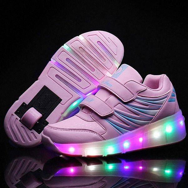 kids glowing sneakers with wheels led light up roller skates sport luminous lighted shoes for kids boys pink black pink #cm2h
kids glowing sneakers with wheels led light up roller skates sport luminous lighted shoes for kids boys pink black pink #cm2h