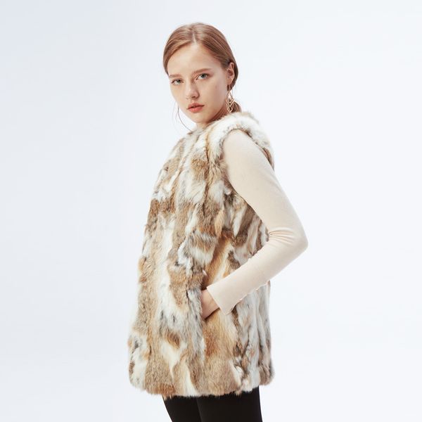 ethel anderson women real rabbit fur vest genuine fur coats for laides fur vest gilet long style coat outwear gilet lj201204, Black
ethel anderson women real rabbit fur vest genuine fur coats for laides fur vest gilet long style coat outwear gilet lj201204, Black
