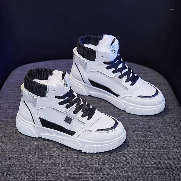 women winter snow boots 2021 new fashion style high lace up shoes casual woman waterproof warm platform woman footwear1, Black 
women winter snow boots 2021 new fashion style high lace up shoes casual woman waterproof warm platform woman footwear1, Black