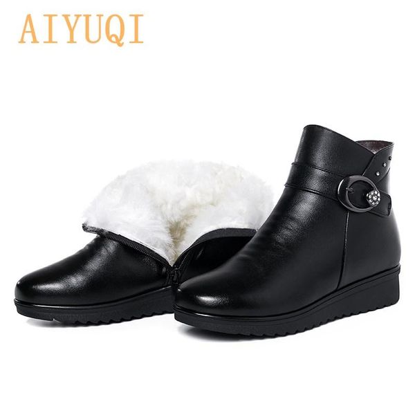 boots ladies snow winter mother cotton shoes warm 2021 middle-aged wool ankle women flat non-slip large size boot, Black
boots ladies snow winter mother cotton shoes warm 2021 middle-aged wool ankle women flat non-slip large size boot, Black