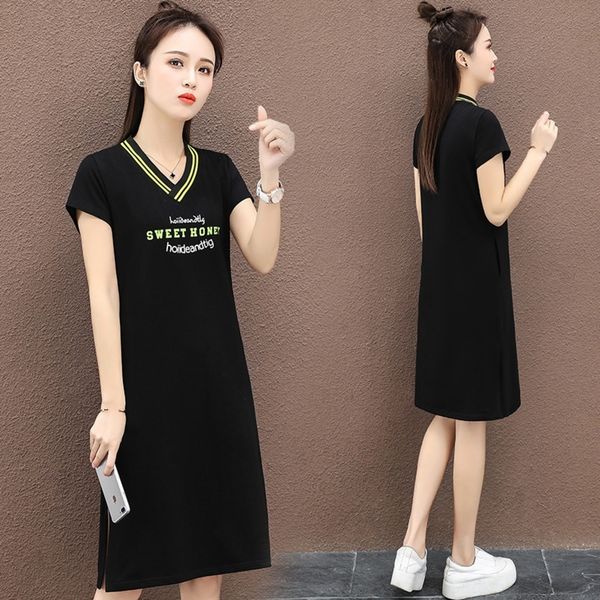 nrxx1 medium length t-shirt dresst-shirt dress korean women's short sleeve casual summer new skirt printed loose and slim v-neck 2020 d, White
nrxx1 medium length t-shirt dresst-shirt dress korean women's short sleeve casual summer new skirt printed loose and slim v-neck 2020 d, White