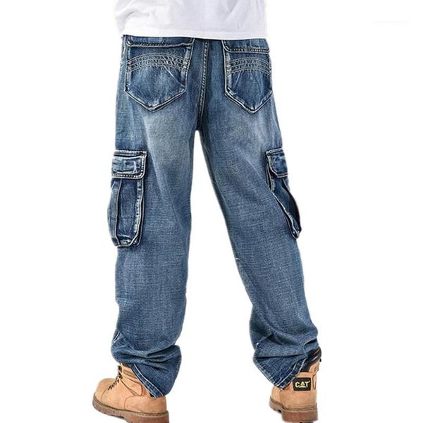 men's jeans fashion trend man hiphop skateboarders denim pants autumn winter trousers loose fertilizer increased men big size hip hop1, Blue
men's jeans fashion trend man hiphop skateboarders denim pants autumn winter trousers loose fertilizer increased men big size hip hop1, Blue