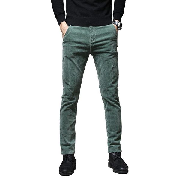 2020 autumn winter new straight slim stretch men corduroy pants solid slacks male casual elastic thicken corduroy trousers, Black
2020 autumn winter new straight slim stretch men corduroy pants solid slacks male casual elastic thicken corduroy trousers, Black