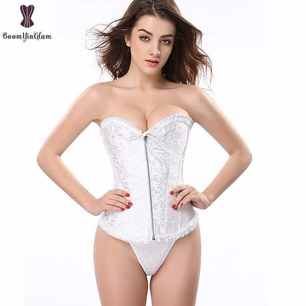 zipper lace up white bridal corset overbust corselet lingerie wedding bustier corsage floral elastic boned korset waist, Black;white
zipper lace up white bridal corset overbust corselet lingerie wedding bustier corsage floral elastic boned korset waist, Black;white
