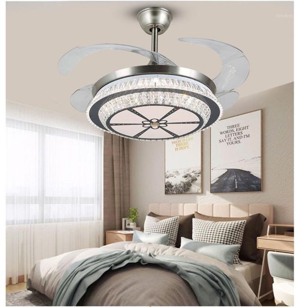 electric fans crystal invisible ceiling fan lamp living room household modern household1
electric fans crystal invisible ceiling fan lamp living room household modern household1
