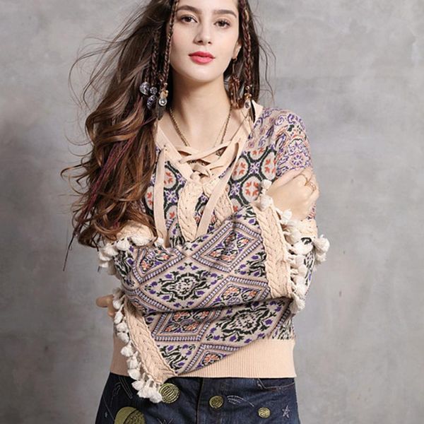 women's sweaters oloey flare long sleeve pullover for women boho autumn winter warm sweater chic tassel 2021 ethnic knit, White;black
women's sweaters oloey flare long sleeve pullover for women boho autumn winter warm sweater chic tassel 2021 ethnic knit, White;black