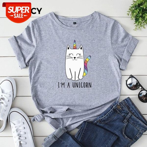 jfuncy 100% cotton women summer t shirt plus size cute unicorn print tees short sleeve woman t-shirt female loose tshirt #iq9d, White
jfuncy 100% cotton women summer t shirt plus size cute unicorn print tees short sleeve woman t-shirt female loose tshirt #iq9d, White