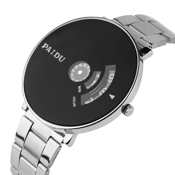 paidu watch creative eyes arc-shaped display men women hour clock full stainless steel unique turntable quartz wristwatch, Slivery;brown
paidu watch creative eyes arc-shaped display men women hour clock full stainless steel unique turntable quartz wristwatch, Slivery;brown