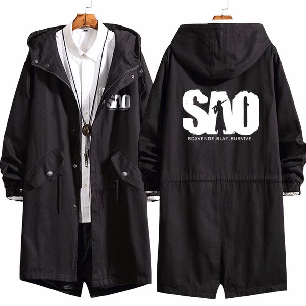 2021 new men anime sword art online kirigaya kazuto long coat hoodie sao cosplay trench jacket sweatshirt thicken overcoat ty1e, Black
2021 new men anime sword art online kirigaya kazuto long coat hoodie sao cosplay trench jacket sweatshirt thicken overcoat ty1e, Black