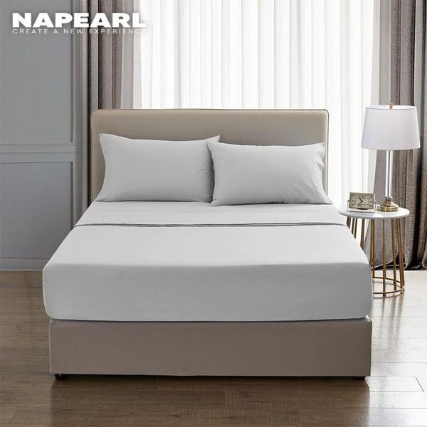 napearl 100% cotton solid color 4 pcs sheets set blue white grey full size super soft fitted sheet bedding safe for infant
napearl 100% cotton solid color 4 pcs sheets set blue white grey full size super soft fitted sheet bedding safe for infant