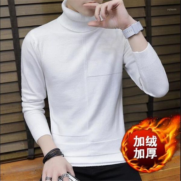 autumn winter men's sweater men's turtleneck solid color casual sweater slim fit brand knitted pullovers1, White;black
autumn winter men's sweater men's turtleneck solid color casual sweater slim fit brand knitted pullovers1, White;black