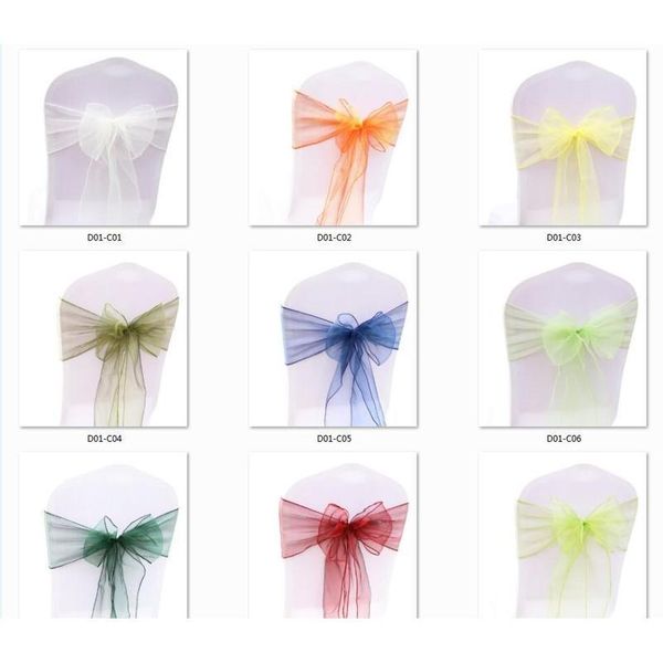 100pcs organza chair sashes chair bows wedding decoration for chair cover party event banquet decors 18cm jllagp
100pcs organza chair sashes chair bows wedding decoration for chair cover party event banquet decors 18cm jllagp
