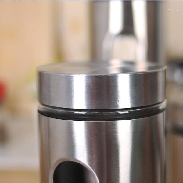 stainless steel storage tank kitchen storage tank visible glass sealed (950ml)1
stainless steel storage tank kitchen storage tank visible glass sealed (950ml)1
