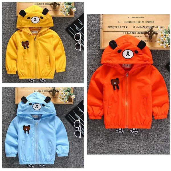 and new small autumn boy's middle children's cartoon hooded bear et baby's coat k9oq, Black
and new small autumn boy's middle children's cartoon hooded bear et baby's coat k9oq, Black