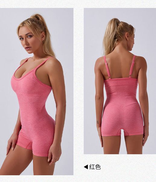 seamless sling sport jumpsuit one piece bodysuit women sleeveless gym suit womens breathable jumpsuit running fitness biker playsuits, Black;white
seamless sling sport jumpsuit one piece bodysuit women sleeveless gym suit womens breathable jumpsuit running fitness biker playsuits, Black;white