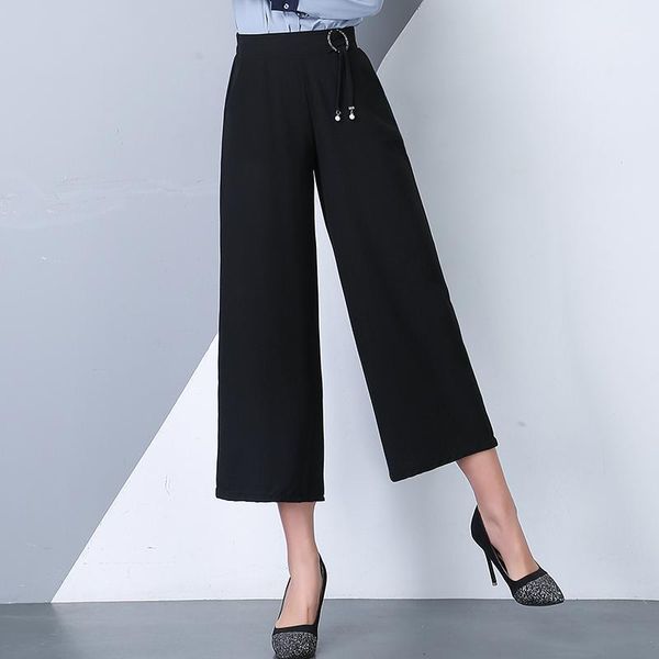 women pants high-waist with pockets plus size l-4xl trousers ladies office fashion loose long wide leg elastic pants for women1, Black;white
women pants high-waist with pockets plus size l-4xl trousers ladies office fashion loose long wide leg elastic pants for women1, Black;white