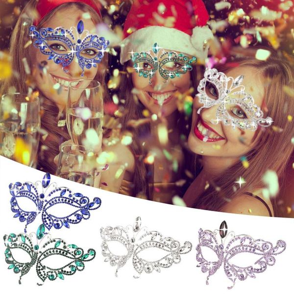 2020 crystal jewelry mask for hallowmas alloy metal rhinestone surprise festival, Black 
2020 crystal jewelry mask for hallowmas alloy metal rhinestone surprise festival, Black