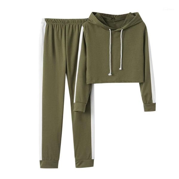 women's tracksuit 2 piece set women autumn women solid color hooded sweatshirt and pant tracksuit sport suit*31, White;black
women's tracksuit 2 piece set women autumn women solid color hooded sweatshirt and pant tracksuit sport suit*31, White;black