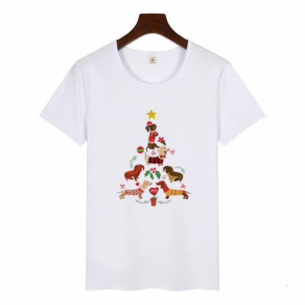 christmas dachshund lovely print t shirt women harajuku cute t-shirt female fashion short sleeve casual o-neck tee, White
christmas dachshund lovely print t shirt women harajuku cute t-shirt female fashion short sleeve casual o-neck tee, White