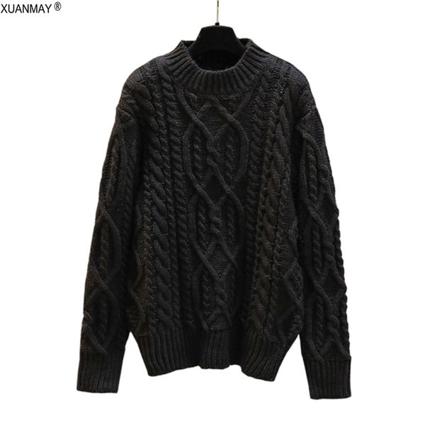winter coarse wool warm pullover sweater hand-woven retro cool men's bright red twisted pattern men 211221, White;black
winter coarse wool warm pullover sweater hand-woven retro cool men's bright red twisted pattern men 211221, White;black