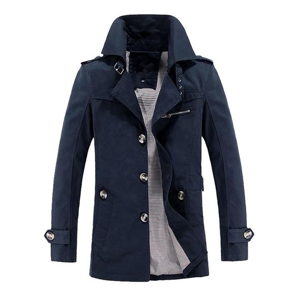 men's jackets solid jacket men winter warm overcoat outwear slim long trench buttons coat for mans windbreaker streetwear, Black;brown
men's jackets solid jacket men winter warm overcoat outwear slim long trench buttons coat for mans windbreaker streetwear, Black;brown