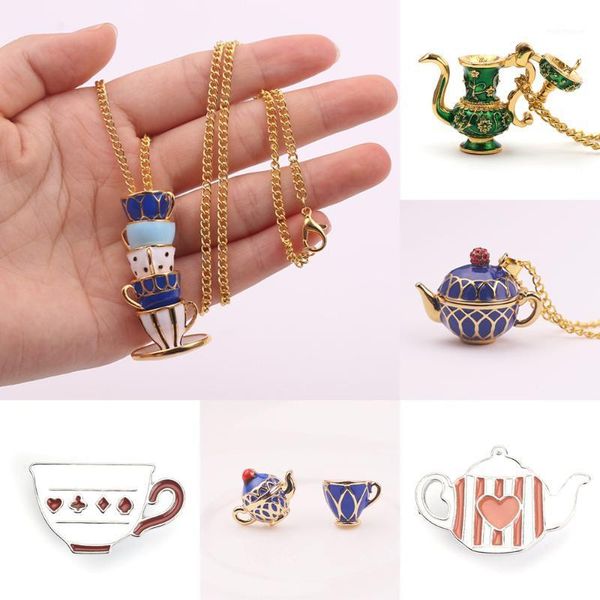pendant necklaces hand painted teapot cup made long sweater chain clothing accessories for wome men enamel jewelry1, Silver
pendant necklaces hand painted teapot cup made long sweater chain clothing accessories for wome men enamel jewelry1, Silver