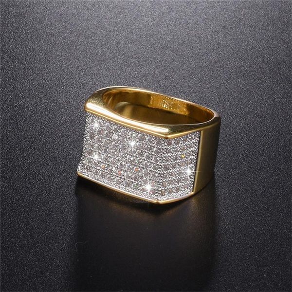 men's luxury hip hop ring jewelry 925 sterling silver bling sona diamond painting full 18k gold rings for boys party gift, Golden;silver
men's luxury hip hop ring jewelry 925 sterling silver bling sona diamond painting full 18k gold rings for boys party gift, Golden;silver