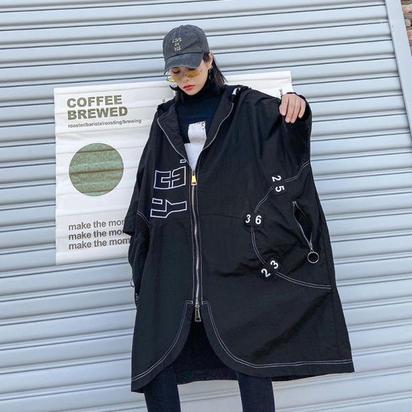 2020 women's spring autumn new loose hooded nine quarter sleeve jacket casual black letter printed big size jacket big size1, Tan;black
2020 women's spring autumn new loose hooded nine quarter sleeve jacket casual black letter printed big size jacket big size1, Tan;black