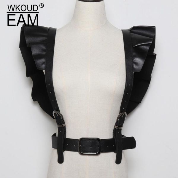 2020 new design fashion corset belt solid trendy flounced leather wide belts for women female all-match stylish waistband zk816, Black;brown
2020 new design fashion corset belt solid trendy flounced leather wide belts for women female all-match stylish waistband zk816, Black;brown