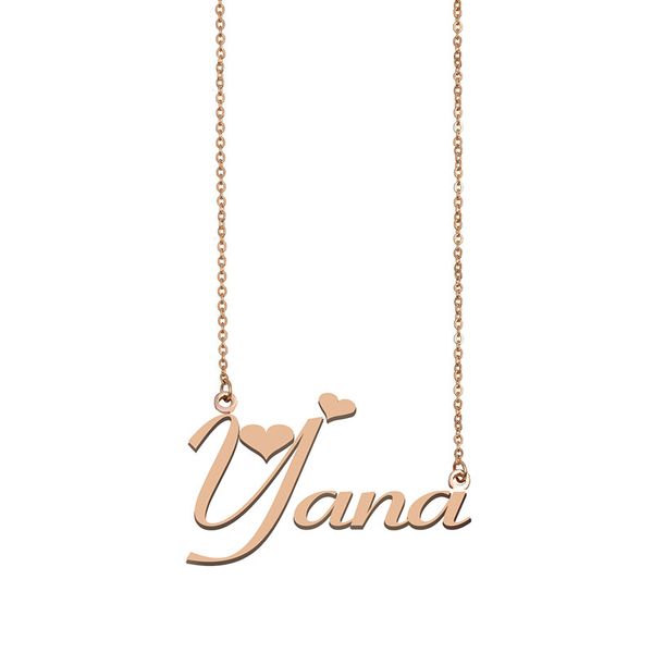 yana name necklace custom nameplate pendant for women girls birthday gift kids friends jewelry 18k gold plated stainless steel, Silver
yana name necklace custom nameplate pendant for women girls birthday gift kids friends jewelry 18k gold plated stainless steel, Silver