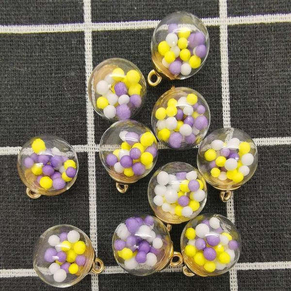 new diy 10pcs 16mm mini glass bottles with color ball pendant ornaments jewelry making sqcfyg, Black
new diy 10pcs 16mm mini glass bottles with color ball pendant ornaments jewelry making sqcfyg, Black