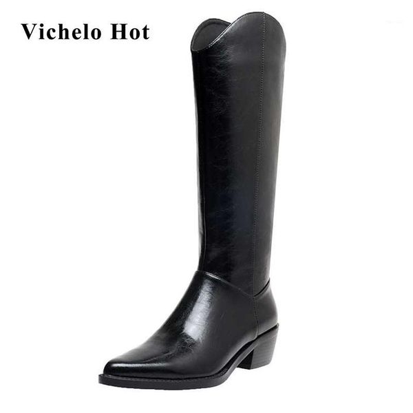 boots vichelo large size western pointed toe high heel solid office lady daily wear elegant noble cozy knee-high l581, Black
boots vichelo large size western pointed toe high heel solid office lady daily wear elegant noble cozy knee-high l581, Black