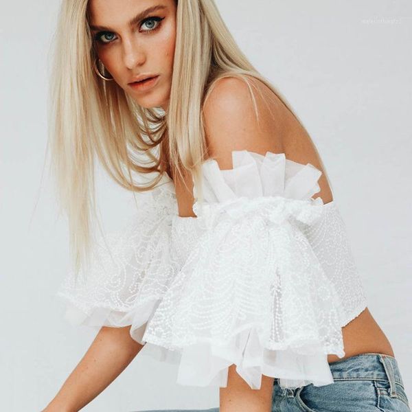 women's blouses & shirts ladies slash neck backless and white club spaghetti strap women lace crop summer blusas mujer1
women's blouses & shirts ladies slash neck backless and white club spaghetti strap women lace crop summer blusas mujer1