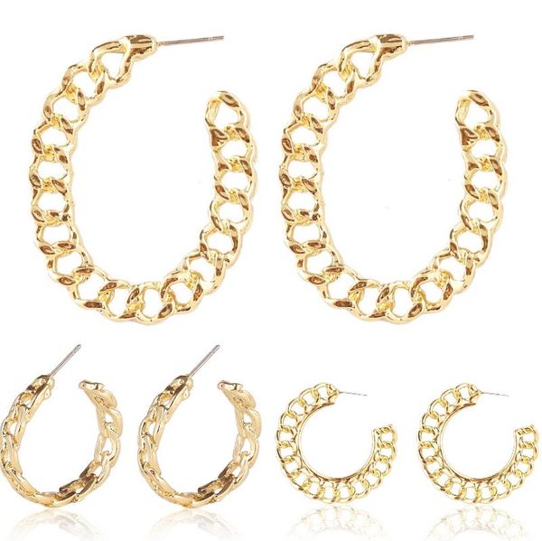 stud 2021 style earrings european and american minimalist chain metal ring ear hollow out women's ins, Golden;silver
stud 2021 style earrings european and american minimalist chain metal ring ear hollow out women's ins, Golden;silver