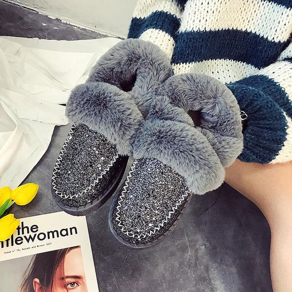 new plush winter boots women winter boots women ankle chunky fur booties waterproof plus velvet platform cotton warm snow, Black
new plush winter boots women winter boots women ankle chunky fur booties waterproof plus velvet platform cotton warm snow, Black