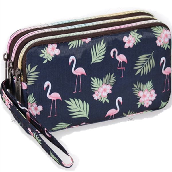 flamingo print wallet canvas 3 layer zipper large capacity day clutch coin purse for cellphone monederos para mujer cremallera c0125, Red;black
flamingo print wallet canvas 3 layer zipper large capacity day clutch coin purse for cellphone monederos para mujer cremallera c0125, Red;black