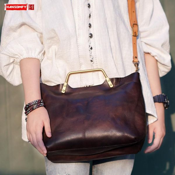 retro genuine leather women handbag female small shoulder oblique portable bag tote bags vegetable tanned cowhide ladies vintage
retro genuine leather women handbag female small shoulder oblique portable bag tote bags vegetable tanned cowhide ladies vintage