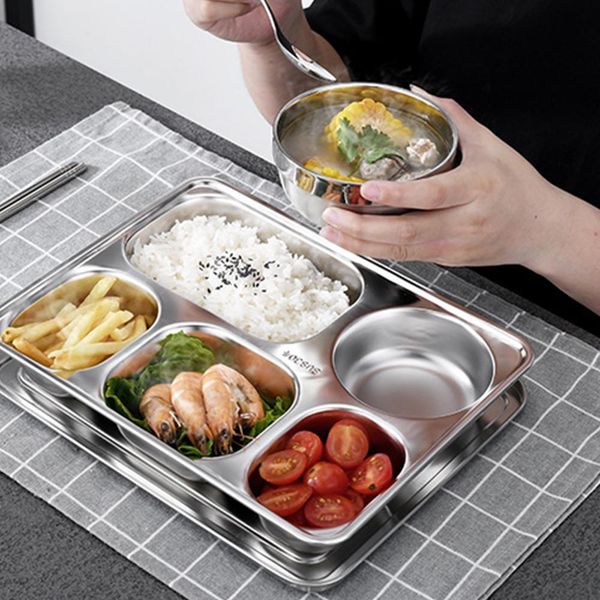 нержавеющая сталь 304 разделенного dinner tray быстрого тарелка food 5 сетка для школьной столовой дети 5 раздел кафе раздела плиты jllpon m
нержавеющая сталь 304 разделенного dinner tray быстрого тарелка food 5 сетка для школьной столовой дети 5 раздел кафе раздела плиты jllpon m
