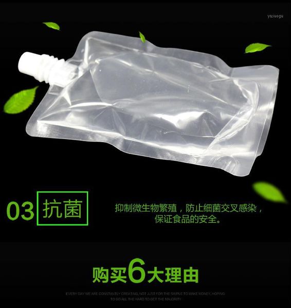 stand-up plastic drink packaging bag spout pouch storage bag for beverage liquid juice milk coffee 100 pack1
stand-up plastic drink packaging bag spout pouch storage bag for beverage liquid juice milk coffee 100 pack1
