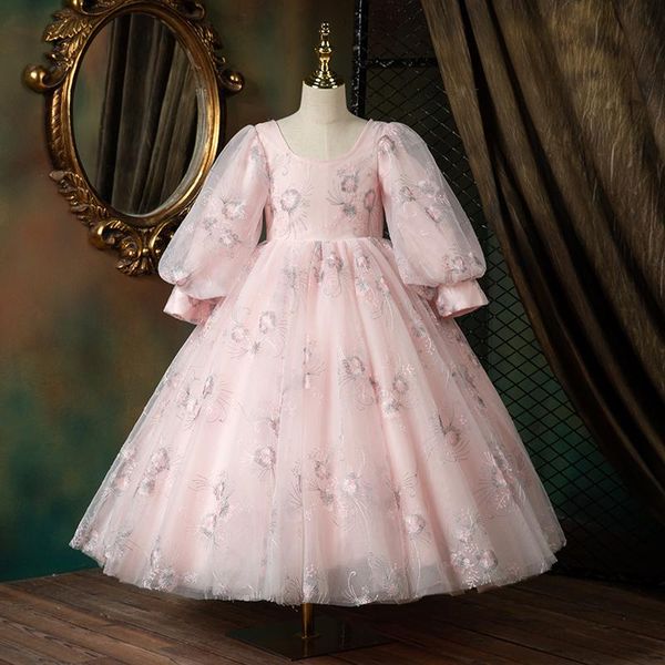 girl's dresses sleeves flower girl for wedding kids embroidery bandage prom pageant gowns children party walk show clothing, Red;yellow
girl's dresses sleeves flower girl for wedding kids embroidery bandage prom pageant gowns children party walk show clothing, Red;yellow