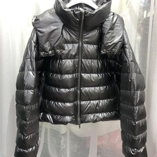 new large 2021 natural skin with hood -20-proof dwaterproof water jacket loose short down female parka blazers oversize z4ff, Black
new large 2021 natural skin with hood -20-proof dwaterproof water jacket loose short down female parka blazers oversize z4ff, Black