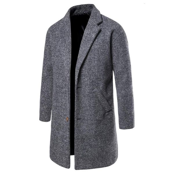 2021 winter coat men's new casual solid color wool blends woolen pea overcoat 3ba4, Black
2021 winter coat men's new casual solid color wool blends woolen pea overcoat 3ba4, Black