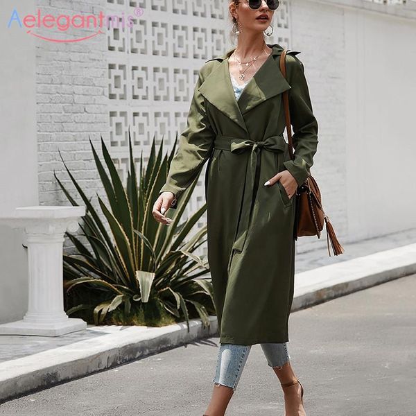 aelegantmis fashion sashes solid long trench coat women new spring autumn casual coats outerwear female trench clothes, Tan;black
aelegantmis fashion sashes solid long trench coat women new spring autumn casual coats outerwear female trench clothes, Tan;black