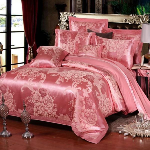 luxury jacquard silk bedding 100%cotton embroidered including duvet cover bed sheet pillowcase chinese wedding
luxury jacquard silk bedding 100%cotton embroidered including duvet cover bed sheet pillowcase chinese wedding