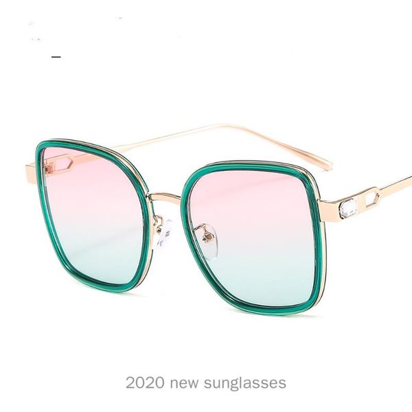 green alloy square sunglasses for women new fashion brand oversized gradient sun glasses men metal retro big shades nx, White;black
green alloy square sunglasses for women new fashion brand oversized gradient sun glasses men metal retro big shades nx, White;black
