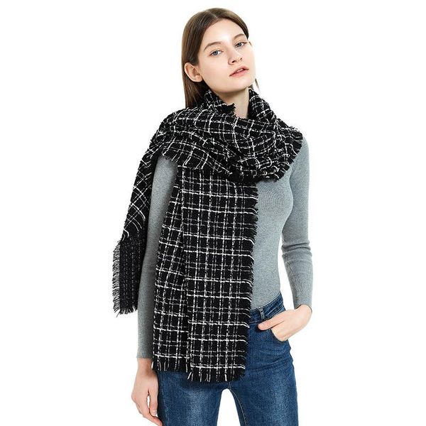 scarves states z home imitation cashmere bright silk black and white plaid scarf women thickened tassel bib shawl wholesale, Blue;gray
scarves states z home imitation cashmere bright silk black and white plaid scarf women thickened tassel bib shawl wholesale, Blue;gray