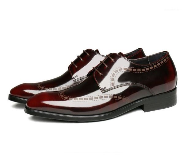 dress shoes fashion black / wine red derby mens business genuine leather wedding boys formal1
dress shoes fashion black / wine red derby mens business genuine leather wedding boys formal1