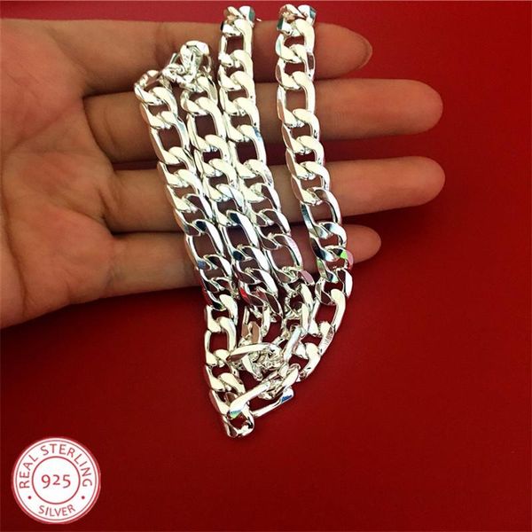 omr wholesale 925 sterling silver necklace, fashion silver jewelry figaro chain 8mm mens necklace 16 18 20 22 24
omr wholesale 925 sterling silver necklace, fashion silver jewelry figaro chain 8mm mens necklace 16 18 20 22 24