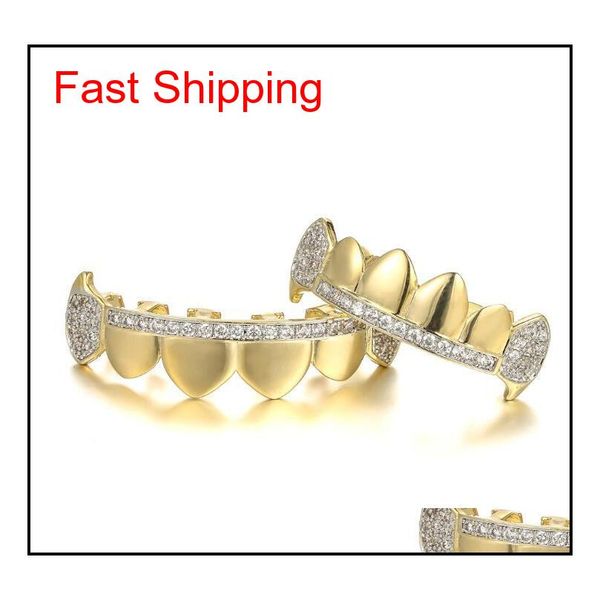 new metal hip hop rows cz stones braces and bottom teeth bling teeth set halloween party jewelry body jewelry qylcpc bdefashion, Silver
new metal hip hop rows cz stones braces and bottom teeth bling teeth set halloween party jewelry body jewelry qylcpc bdefashion, Silver