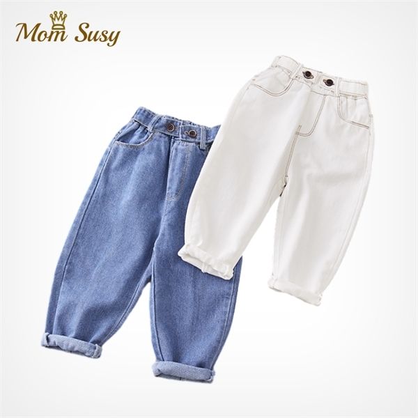 baby boy girl jean pants white blue infant toddler children jeans denim trousers long baby boys girls loose pant clothes 1-7y q1219
baby boy girl jean pants white blue infant toddler children jeans denim trousers long baby boys girls loose pant clothes 1-7y q1219